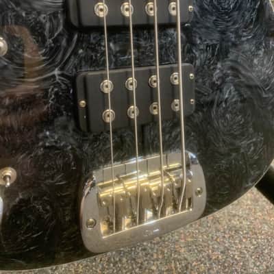 G&L ASAT Bass Left Handed Black Swirl Rare image 4