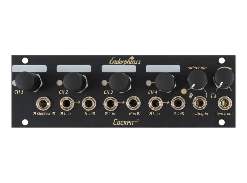Endorphin.es Cockpit 1U Performance Mixer (Black) [USED] image 1