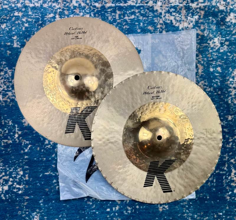 Don’t pay £519!! 14” Zildjian K CUSTOM HYBRID Hihats image 1