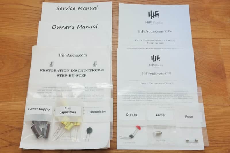 Dynaco SCA-35 restoration kit filter capacitor repair rebuild fix image 1