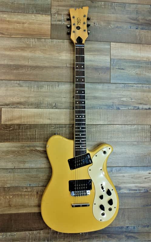 Vintage and rare 1973 Semie Mosely Mosrite Stereo 350 electric guitar image 1