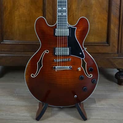 Stanford Thinline 35 (Gibson ES 335 / ES 355) Antique Burst image 1