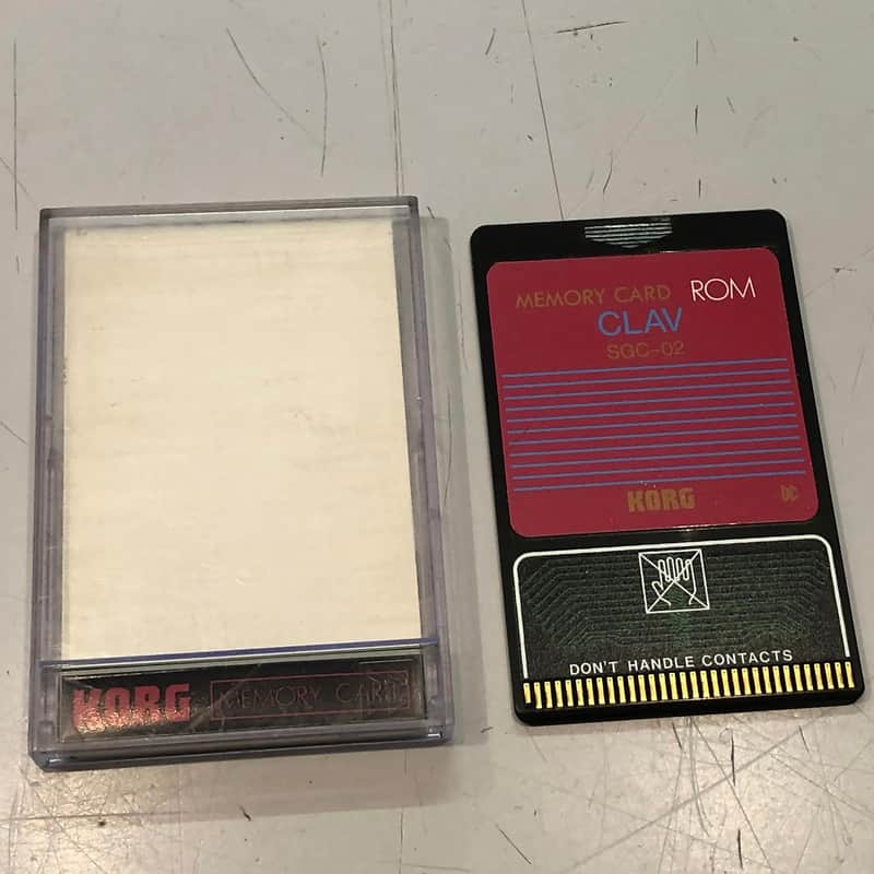 Korg Memory Card ROM "CLAV" SGC-02 image 1