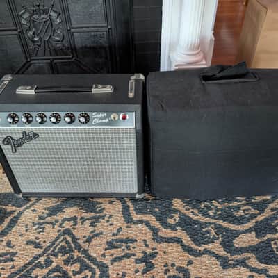 Fender Super Champ 18-Watt 1x10" Guitar Combo 1982 - Black image 8
