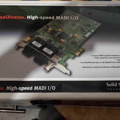 Solid State Logic MADIXtreme 64-Channel PCIe Interface Card 2008 - 2016 - Green image 4