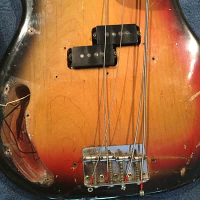 Fender Precision Bass  1969 3 Tone Sunburst LEFTY! image 17