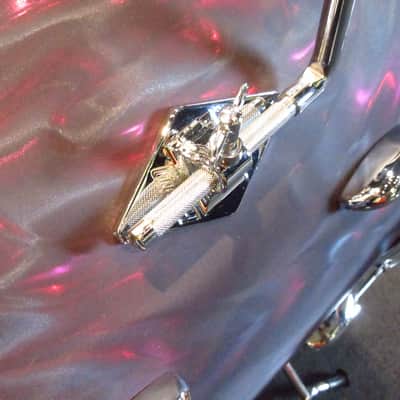 Gretsch USA Custom Series 3pc Drum Set 20" 12" 14" Peacock Satin Flame image 5