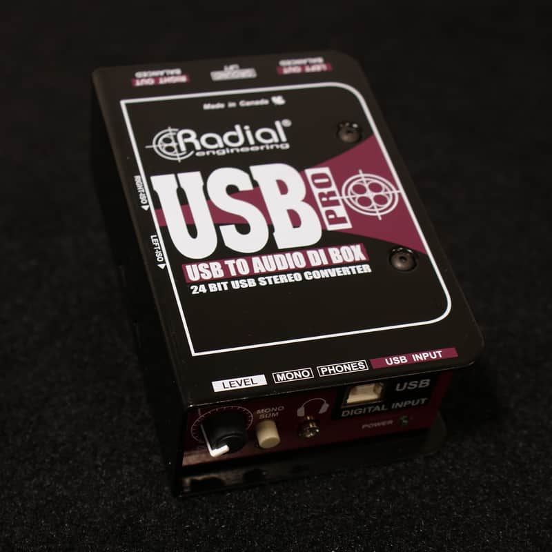 Radial USB-Pro 24bit/96k DA Converter Laptop DI Box image 1