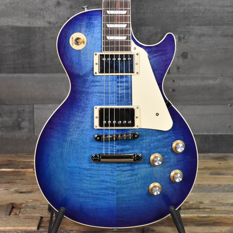 Photos - Guitar Gibson Les Paul Standard 60s Figured Top Blueberry Burst