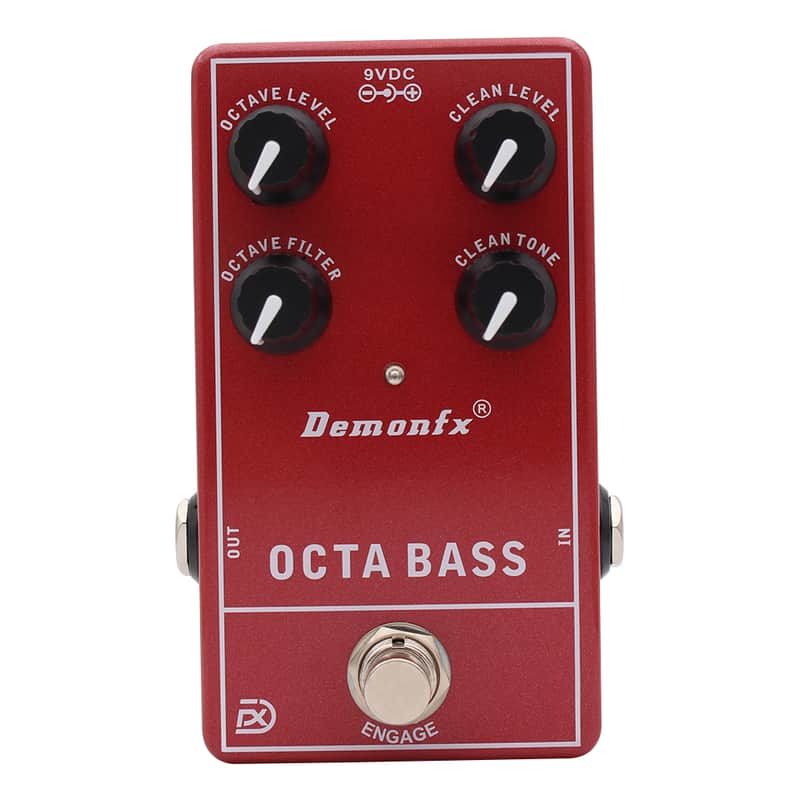 Demonfx OCTA BASS ベースエフェクター オクターバー Demonfx Octa Bass Analog Bass Ocatve Pedal Just arrived! Fast US