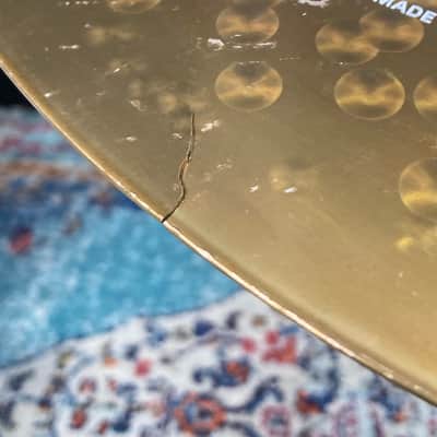 Paiste Scott Rockenfield's Queensrÿche, 19" Rude, 2002 Crash/Ride, Cracked, Autographed! (#5) 1990s image 10