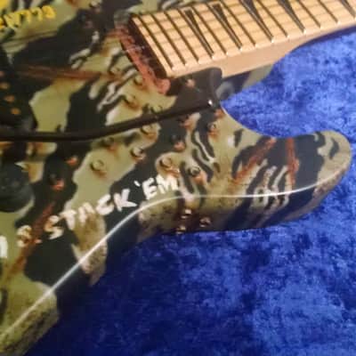 2016 Charvel San DImas RCA Custom M48 Tank Camo Guitar W/case + Candy image 7