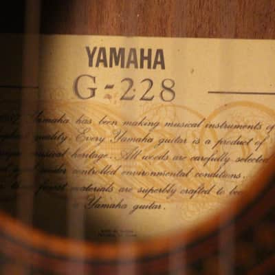 Yamaha G-228 late 70s to early 80s - gloss image 1