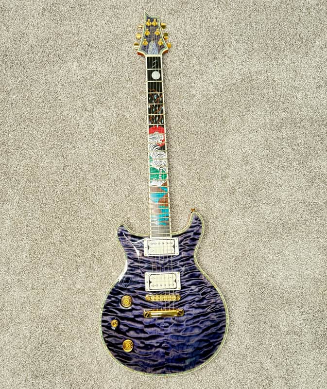 OBO: RARE David Thomas McNaught Phoenix Rising Limited Edition White Tiger Electric Guitar image 1