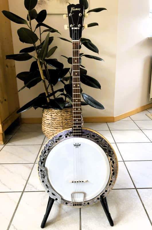 Framus Tenor Banjo, Solist series, vintage 1971 - brown image 1