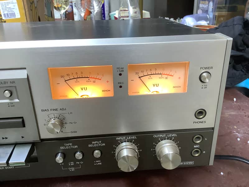 Denon DR350 DR 350 high end cassette deck player / vintage Japan