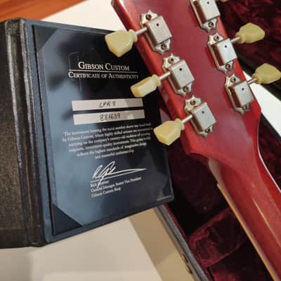 Gibson Les Paul Custom Shop '58 R8 Washed Cherry 2008 VOS Historic image 6