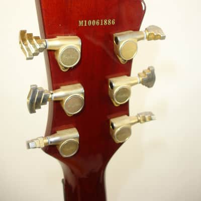 Hagstrom HL550 Hollow-Body Jazz Electric Guitar, Matte Natural Mahogany w/ Case HL-550 image 14
