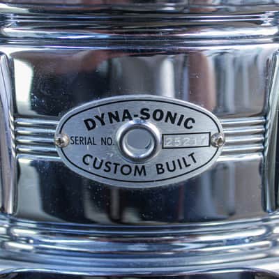 Rogers 1960's Era 5" x 14" Dynasonic 5 Line COB Snare Drum image 7
