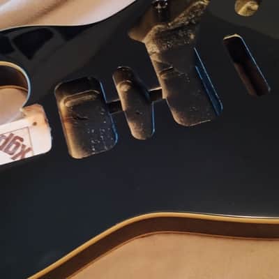 Stratocaster Body /neck project XGP /Japan Stratocaster 2020s - Black with binding image 5