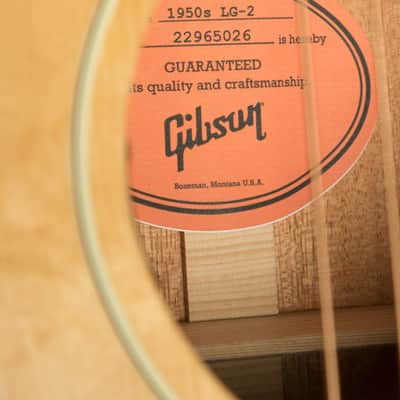 Gibson LG-2 50s Original - Antique Natural image 8