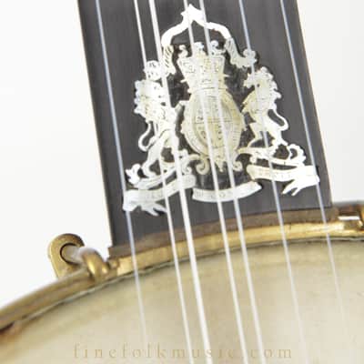1900s CLASSIC ENGLISH 7(5)-STRING BANJO image 17