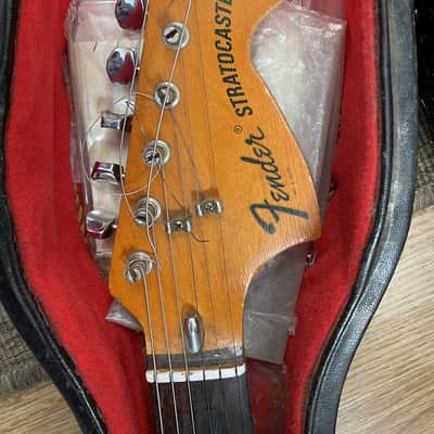 100% Original 1974 Fender Stratocaster very rare Natural + Rosewood combo image 2