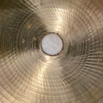 Late 80's Zildjian 12" Special Recording (S.R.) Hi-Hat Cymbal Pair 760g/744g image 8