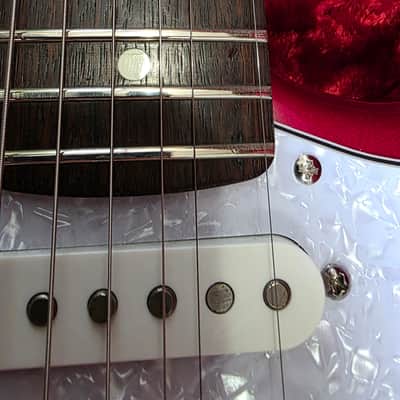 Fender American Standard Stratocaster with Matching Headstock, Rosewood Fretboard 1995 - Candy Apple Red with UPGRADES image 12