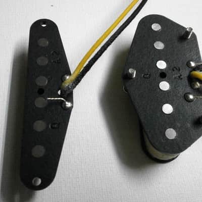 Telecaster Coil Tap SET 16,5k - 7,5k HOT Bridge A2 Pickups SET Custom Hand Wound by Q pickups image 3