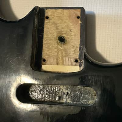1989-91 Charvette by Charvel Model 250 Black Plywood Guitar Body image 12