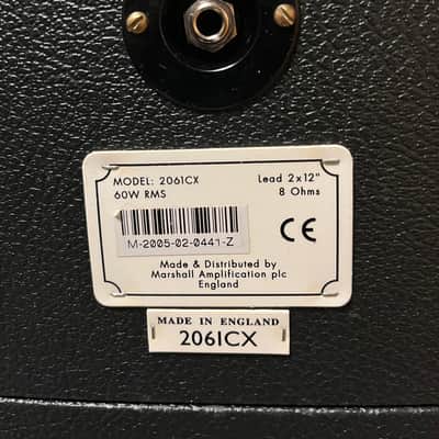 Marshall 2061CX 2x12" Guitar Speaker Cabinet image 6