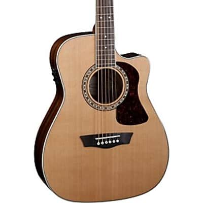 Washburn HF11SCE Heritage 10 Series Cutaway Folk w/ Electronics Natural image 2