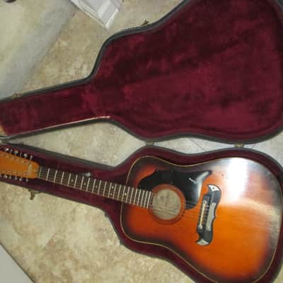 Framus 12-String Acoustic Guitar 1960s - Dark Sunburst image 12