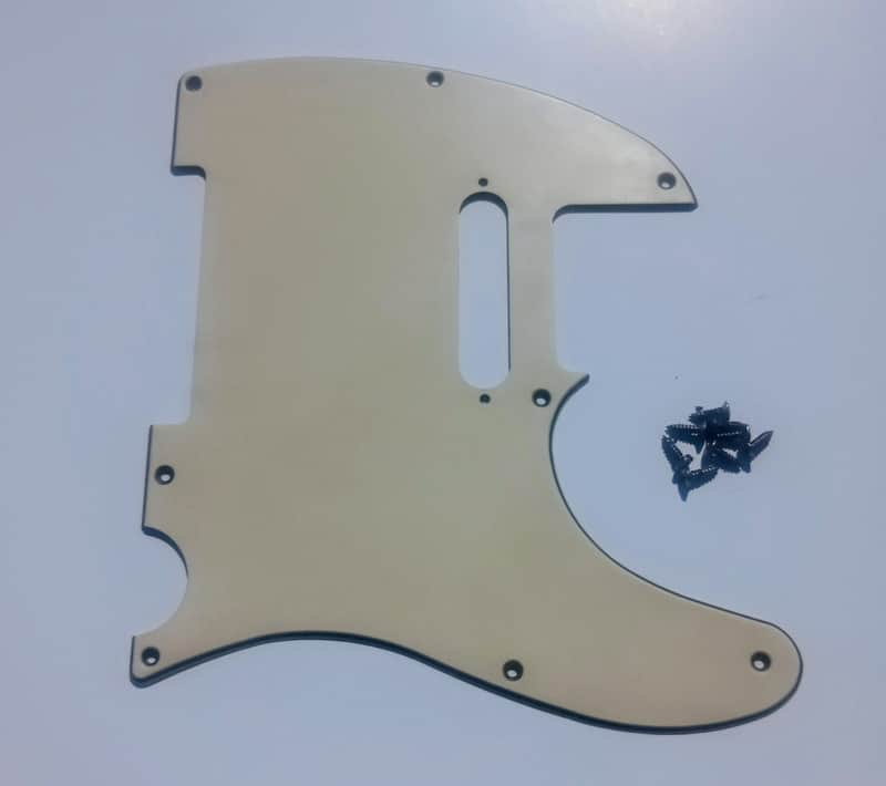 Fender  USA '88 - '89  Telecaster 8 Screw Pickgaurd W/ (Neck Pickup Holes ) + Screws image 1