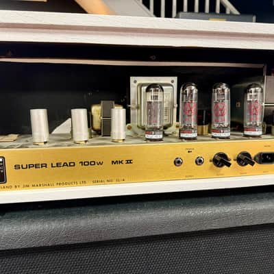 Marshall JMP 1959 MK II Super Lead 100-Watt Head 1979 - Randy Rhoads White image 8