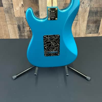 Fender 2017 Mod Shop Stratocaster Aqua Marine Metallic with Fender hardshell Case image 9