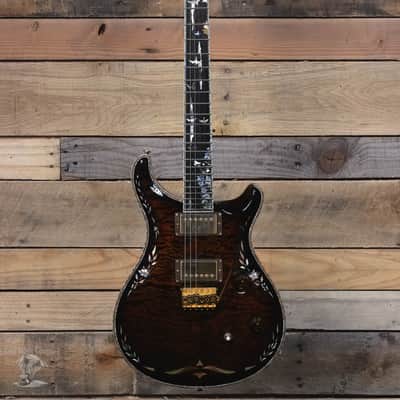PRS Signed Private Stock 10th Anniversary Custom 24 Electric Guitar Tiger Eye Burst w/ Case image 4