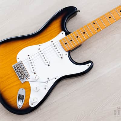 2006 Fender DiMarzio Collection ‘54 Stratocaster ST54-120DMC Sunburst Lacquer, Near-Mint w/ Tweed Case, Japan MIJ image 1