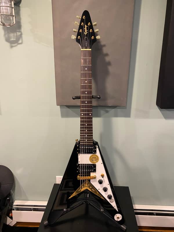Epiphone '58 Korina Flying V 7-string | Reverb