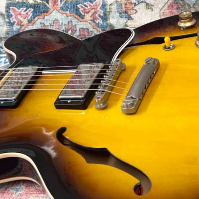 Gibson Memphis Custom '63' Block Inlay 335 2008 - Vintage Sunburst image 15