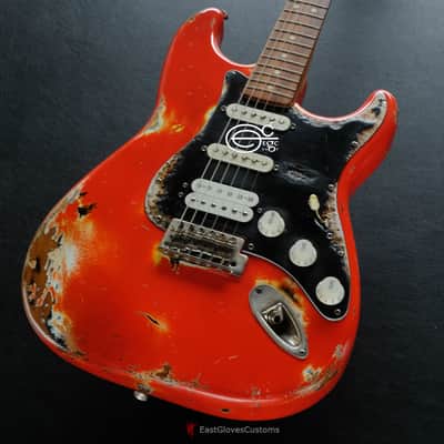 Fender Stratocaster Orange S/S/H Heavy Aged Relic image 1