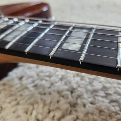 Fender Warmoth Telecaster replacement neck with Kluson tuners roasted maple ebony fretboard pearl block inlays tele rosewood image 7