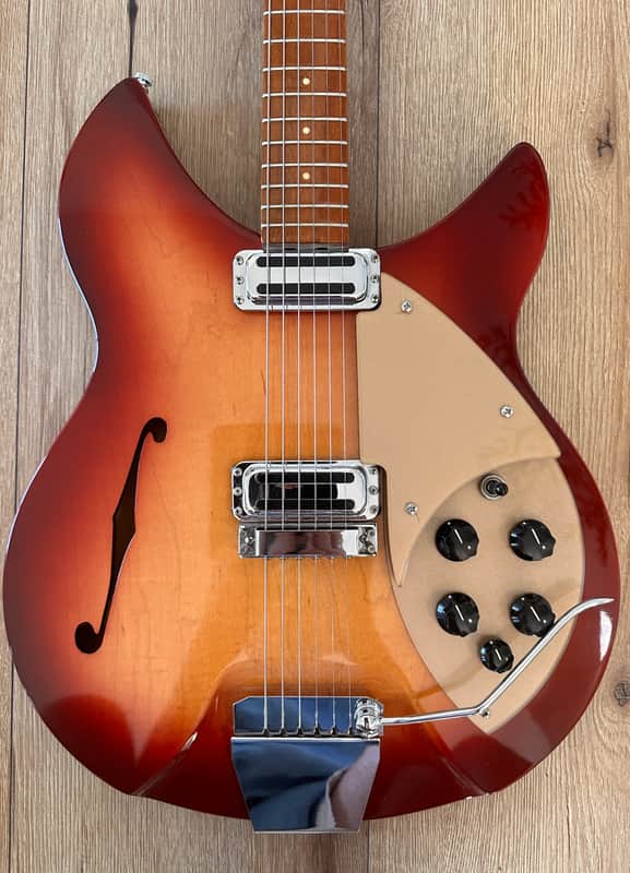 1987 Rickenbacker 335 Rose Morris 1997 Reissue - Fireglo image 1