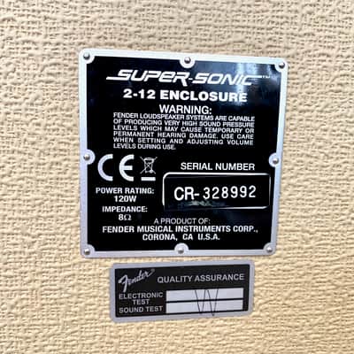 Fender Super-Sonic 60 212 Enclosure image 4