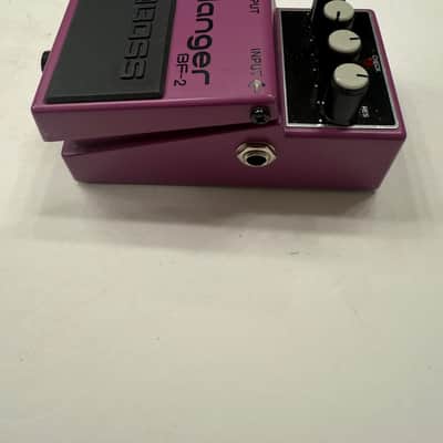 Boss Roland BF-2 Flanger Analog Vintage Rare Yellow Label Guitar Effect Pedal image 5