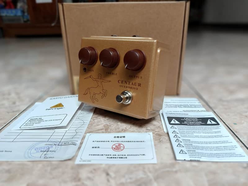 Behringer Centaur Overdrive Lawsuit [NOS - New Old Stock] Gold image 1