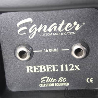 *Egnater REBEL-112X 1x12-Inch Extension Cabinet for Celestion Elite-80 Loaded* image 3
