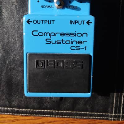 Boss CS-1 Compression Sustainer Needs Tweaking (Black Label) May 1981 - Blue image 1