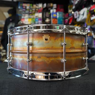 Ludwig 6.5x14" Raw Bronze Snare Drum w/ Tube Lugs image 1